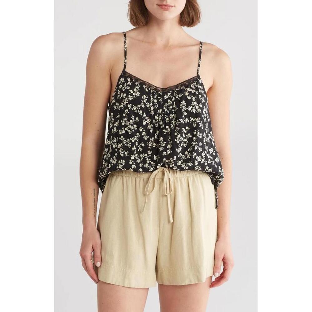 Floral Print Cami Top by Melrose Market - XL‎